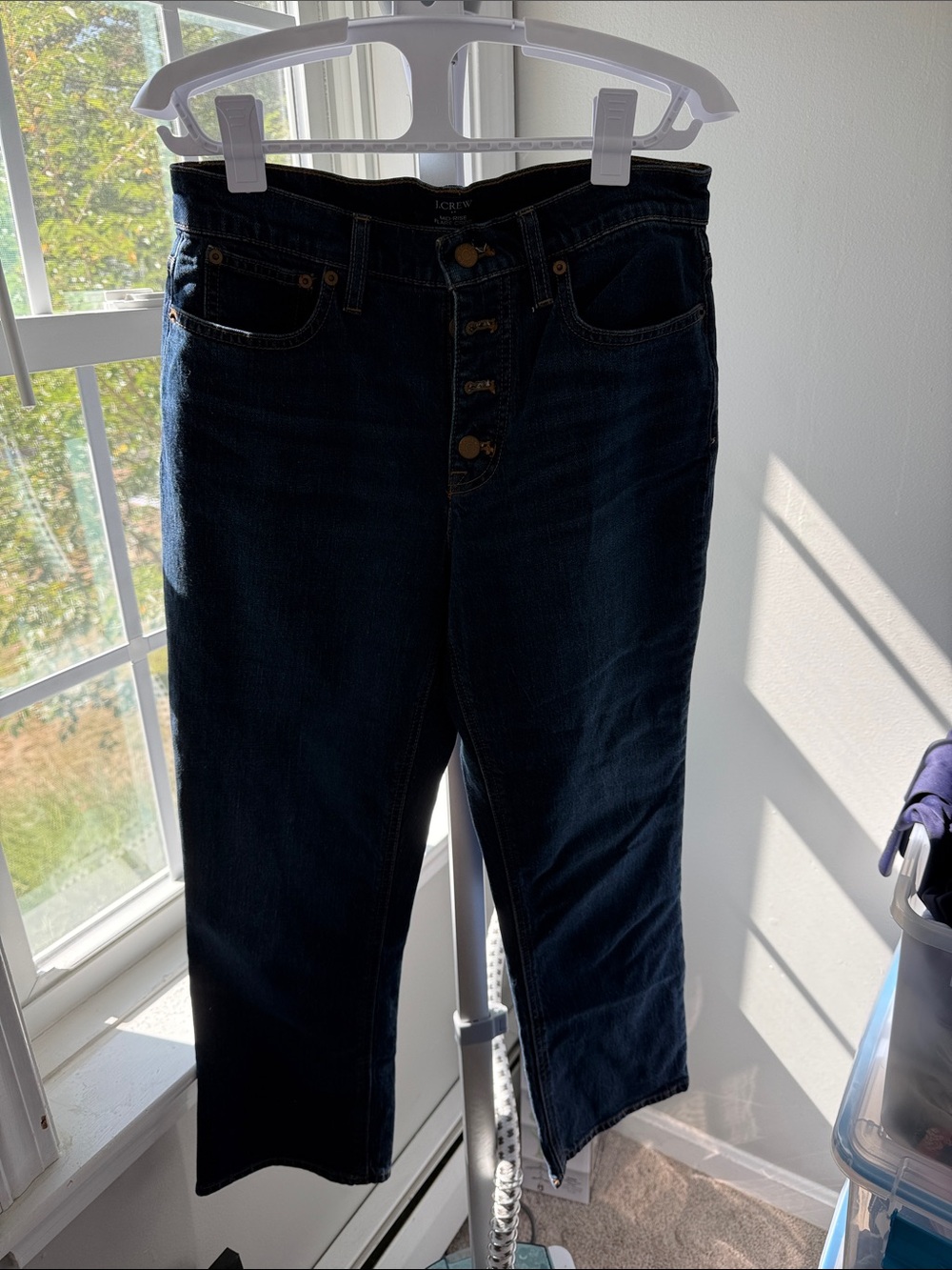J. Crew Women’s Dark Blue Straight Jeans
